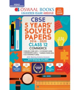 Oswaal CBSE 5 Years’ Solved Papers, Science (PCMB) | Latest Edition